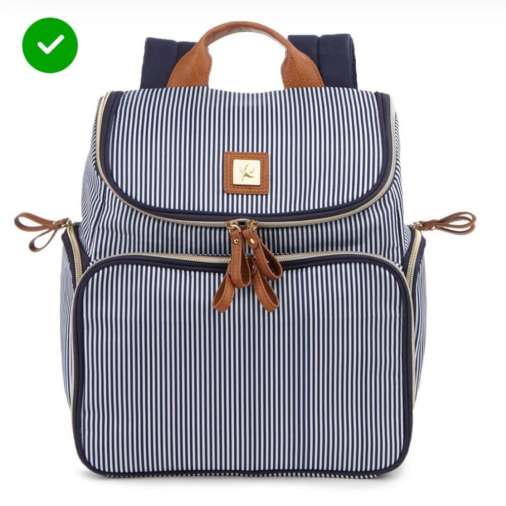 Bananafish Striped Breast Pump Backpack